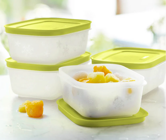Tupperware® Freezer Mates® PLUS Small Shallow | 4-Piece Container Set